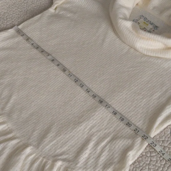 Maeve By Anthropologie Medium Addie Ruffled Hacci Pullover Sweater - Picture 12 of 17